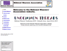 Tablet Screenshot of midwestweavers.org